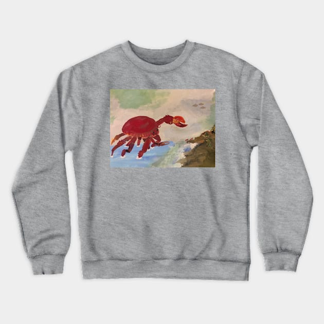 Battle Crabs Crewneck Sweatshirt by jpat6000